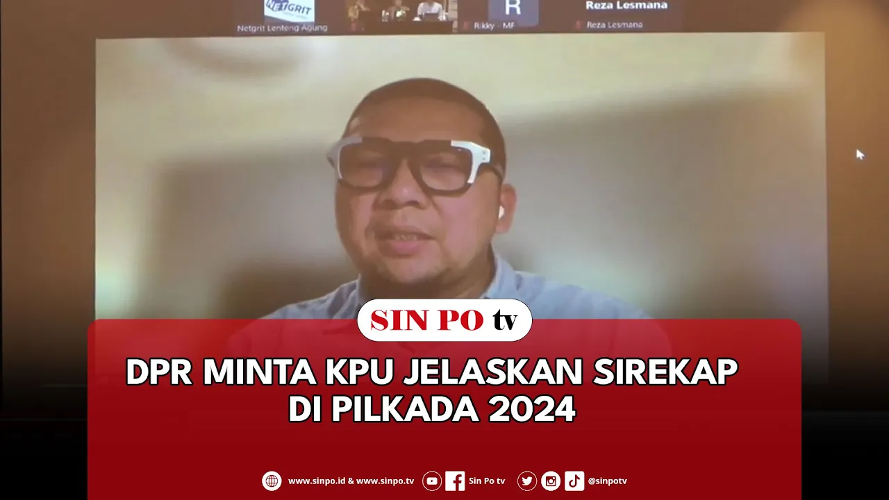 DPR Minta KPU Jelaskan Sirekap Di Pilkada 2024
