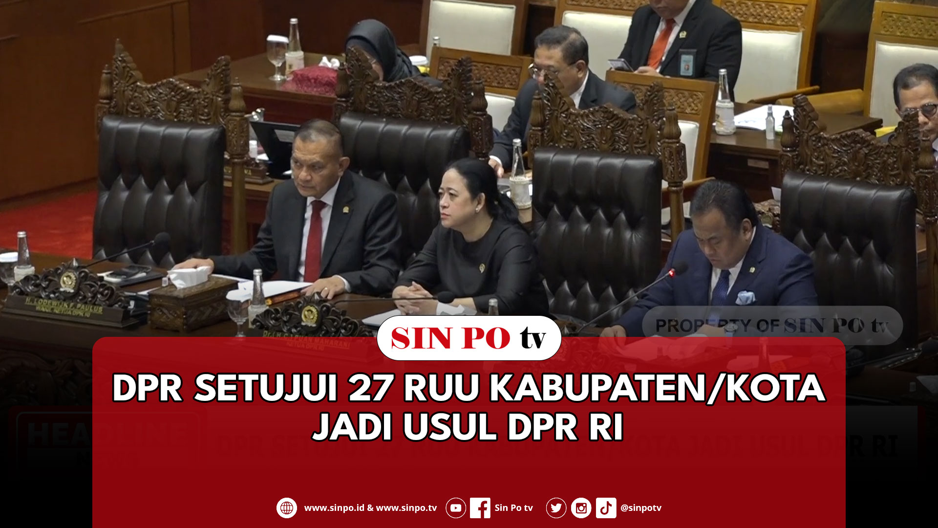 DPR Setujui 27 RUU Kabupaten/Kota Jadi Usul DPR RI