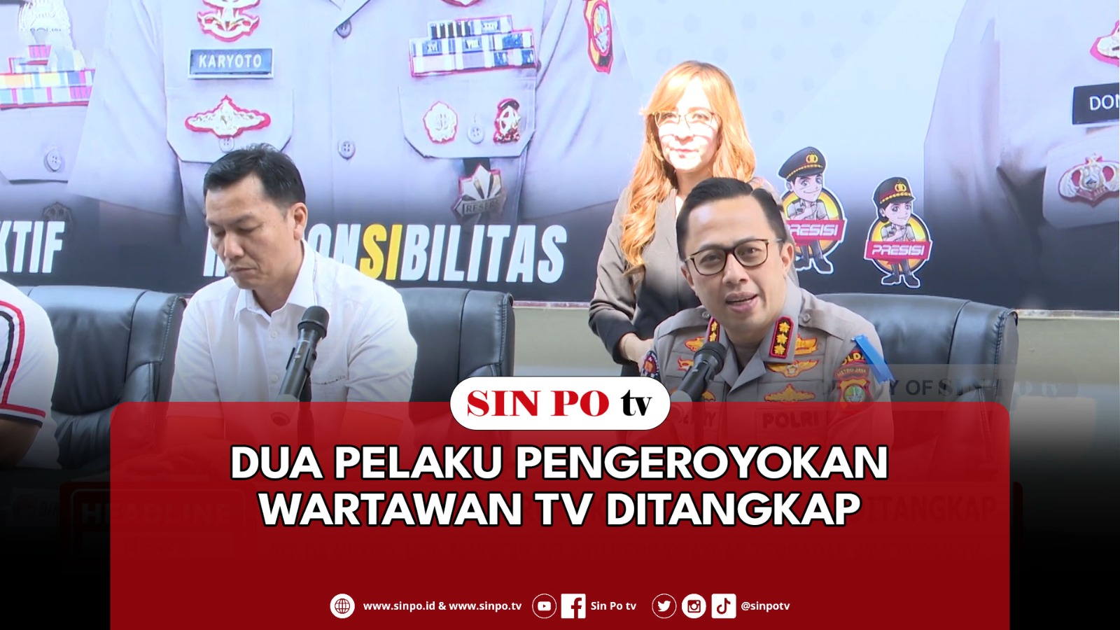 Dua Pelaku Pengeroyokan Wartawan TV Ditangkap