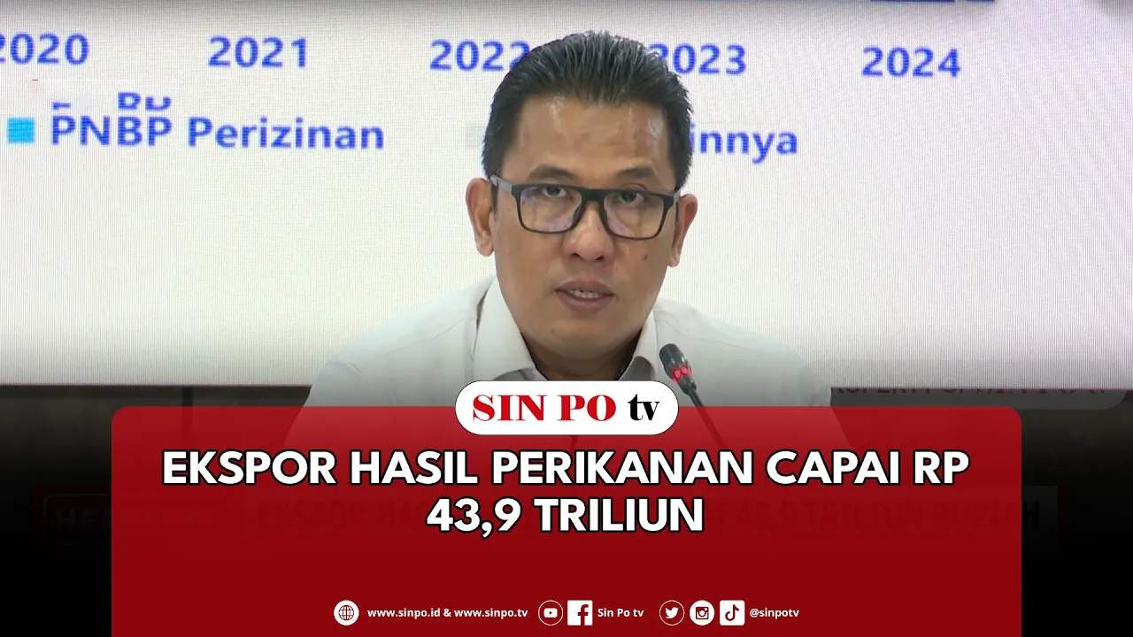 Ekspor Hasil Perikanan Capai Rp 43,9 Triliun