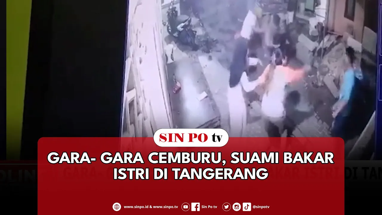 Gara- Gara Cemburu, Suami Bakar Istri Di Tangerang