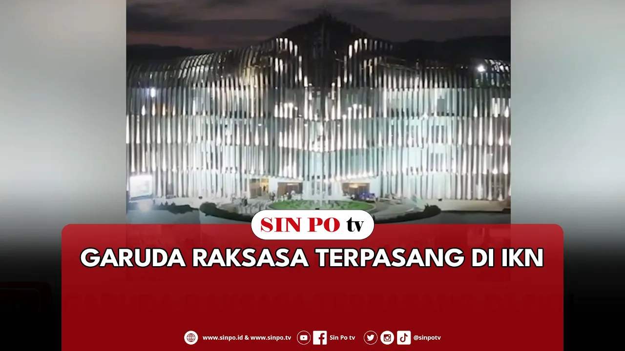 Garuda Raksasa Terpasang Di IKN