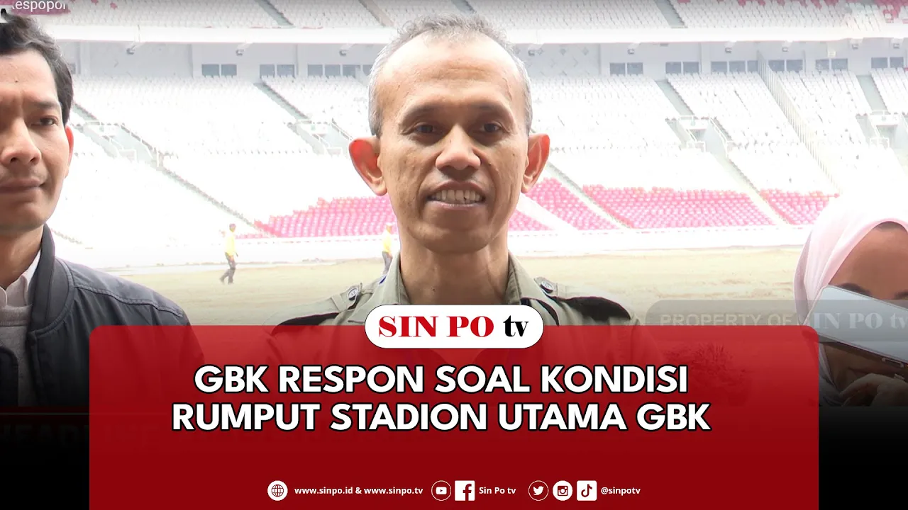 GBK Respon Soal Kondisi Rumput Stadion Utama GBK