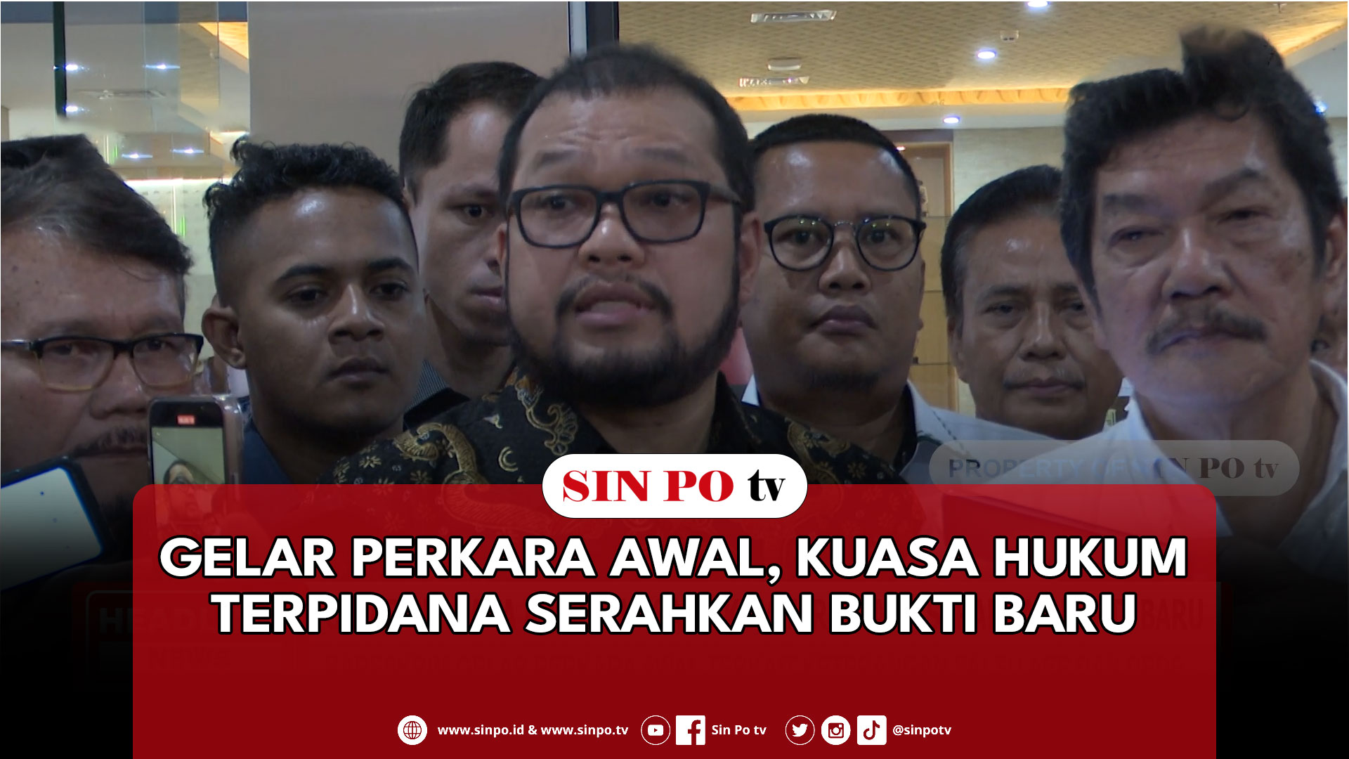 Gelar Perkara Awal, Kuasa Hukum Terpidana Serahkan Bukti Baru