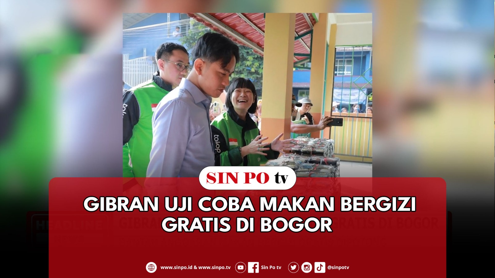 Gibran Uji Coba Makan Bergizi Gratis Di Bogor