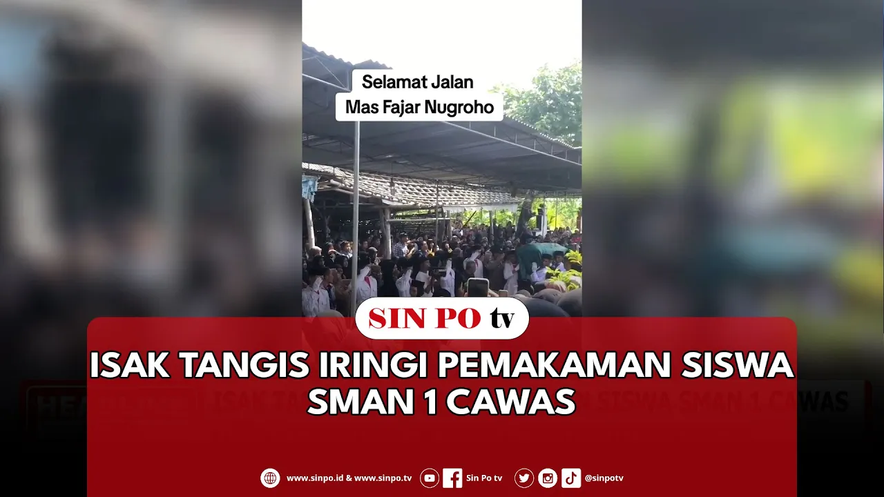 Isak Tangis Iringi Pemakaman Siswa SMAN 1 Cawas