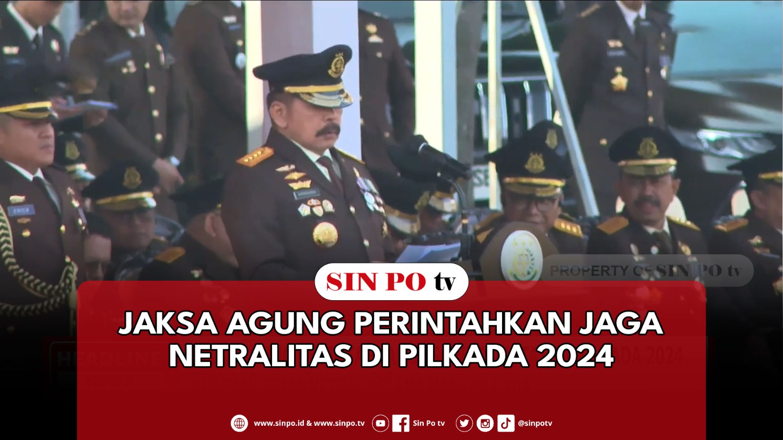 Jaksa Agung Perintahkan Jaga Netralitas Di Pilkada 2024