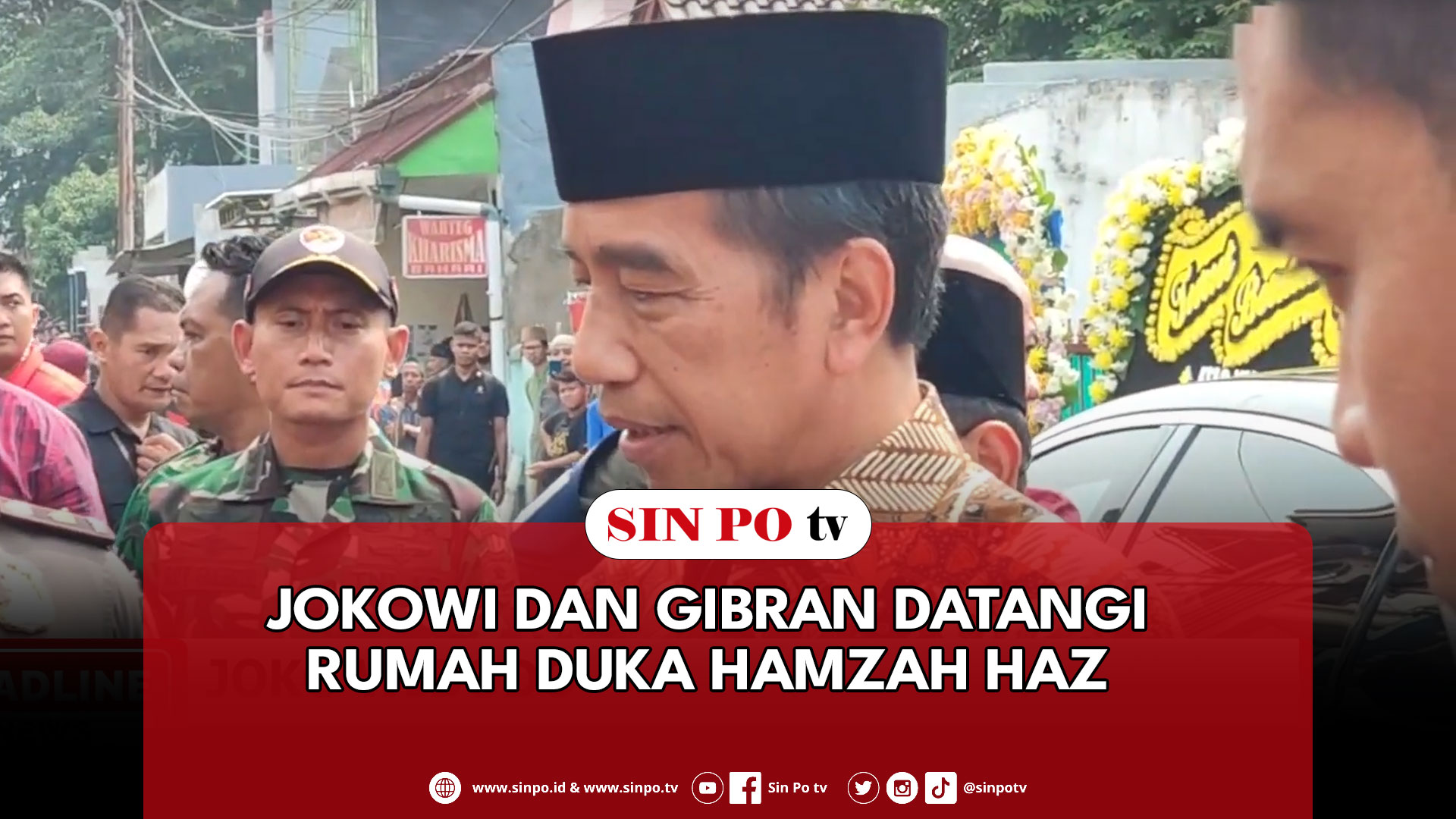 Jokowi Dan Gibran Datangi Rumah Duka Hamzah Haz