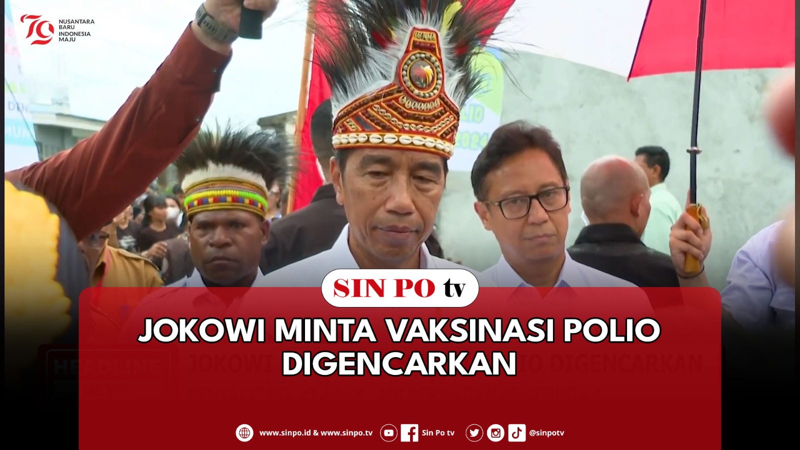 Jokowi Minta Vaksinasi Polio Digencarkan