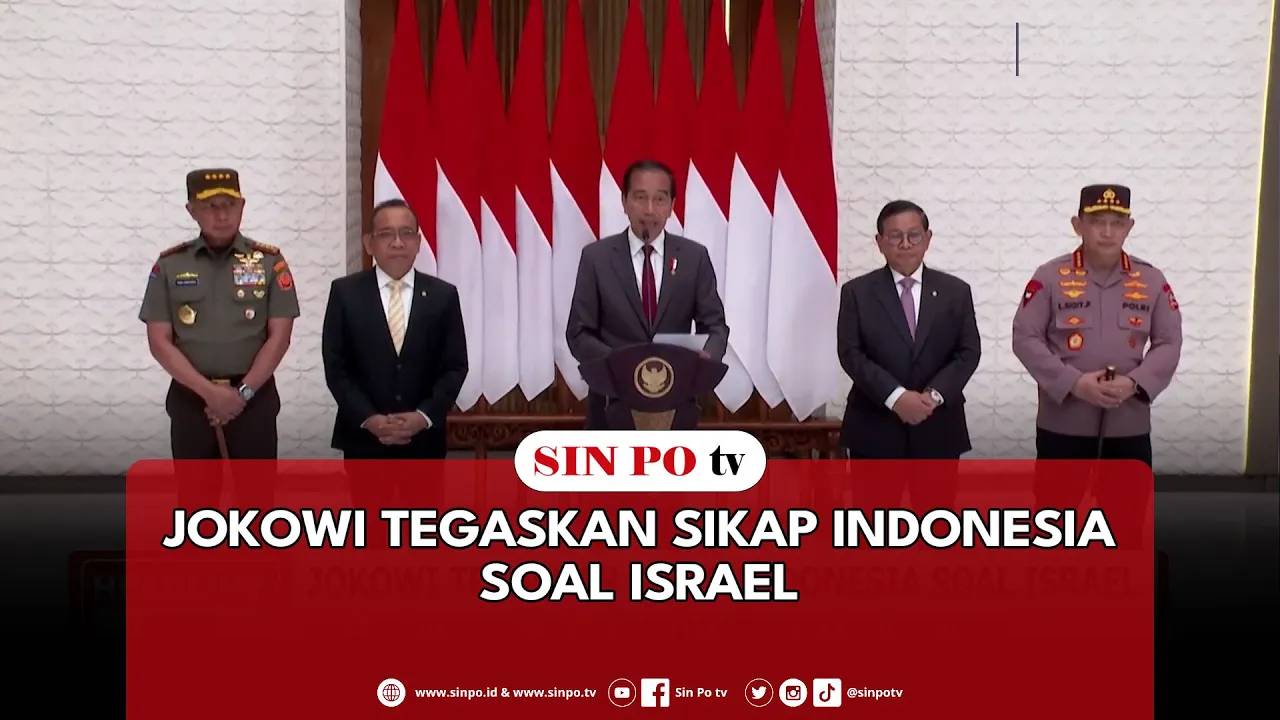 Jokowi Tegaskan Sikap Indonesia Soal Israel