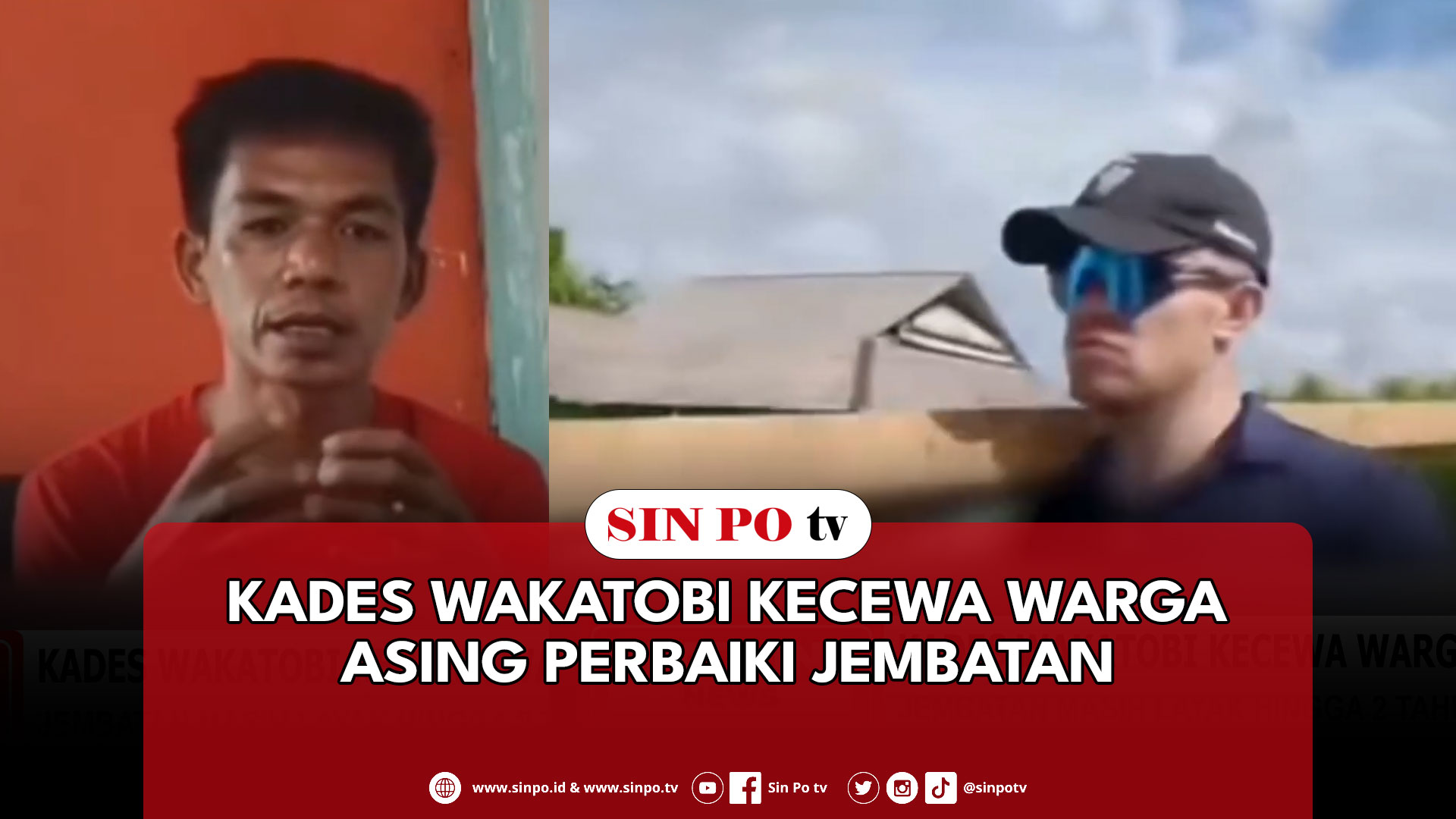 Kades Wakatobi Kecewa Warga Asing Perbaiki Jembatan