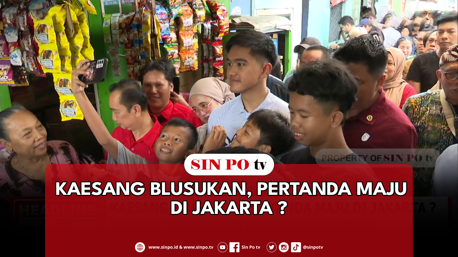 Kaesang Blusukan, Pertanda Maju Di Jakarta ?