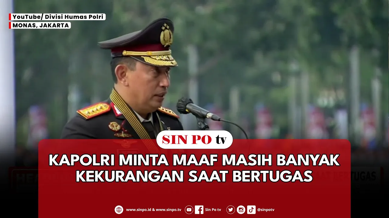 Kapolri Minta Maaf Masih Banyak Kekurangan Saat Bertugas