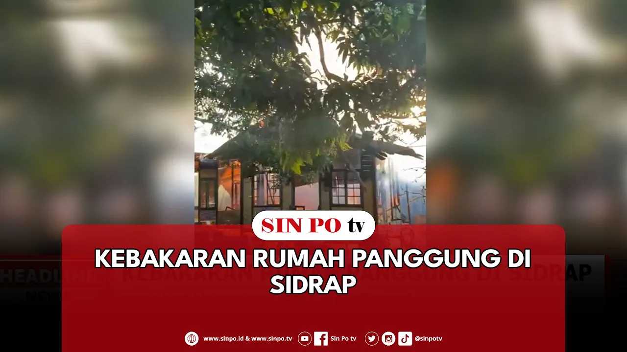 Kebakaran Rumah Panggung Di Sidrap