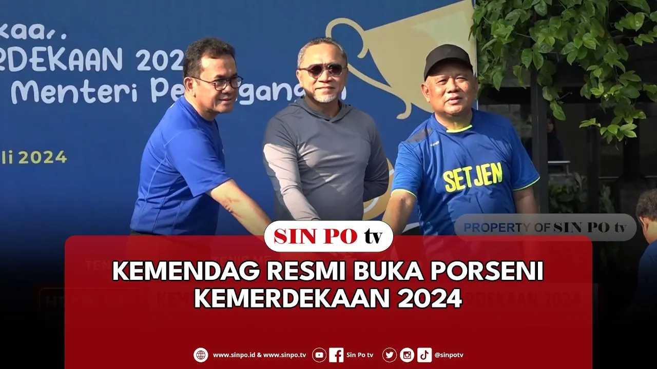 Kemendag Resmi Buka Porseni Kemerdekaan 2024
