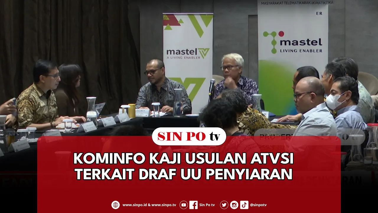 Kominfo Kaji Usulan ATVSI Terkait Draf UU Penyiaran