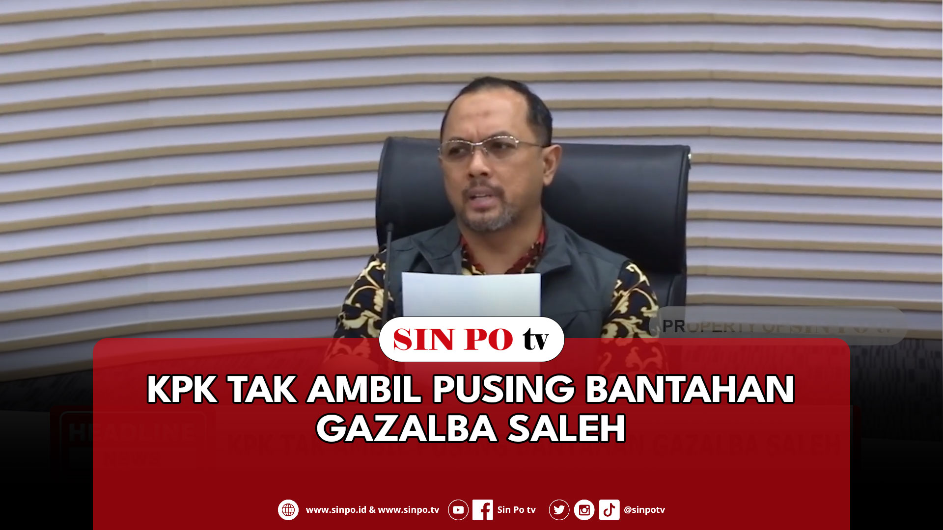 KPK Tak Ambil Pusing Bantahan Gazalba Saleh