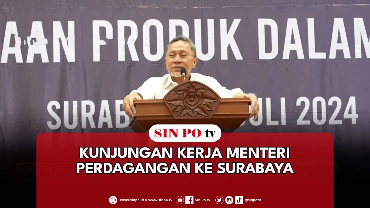 Kunjungan Kerja Menteri Perdagangan Ke Surabaya