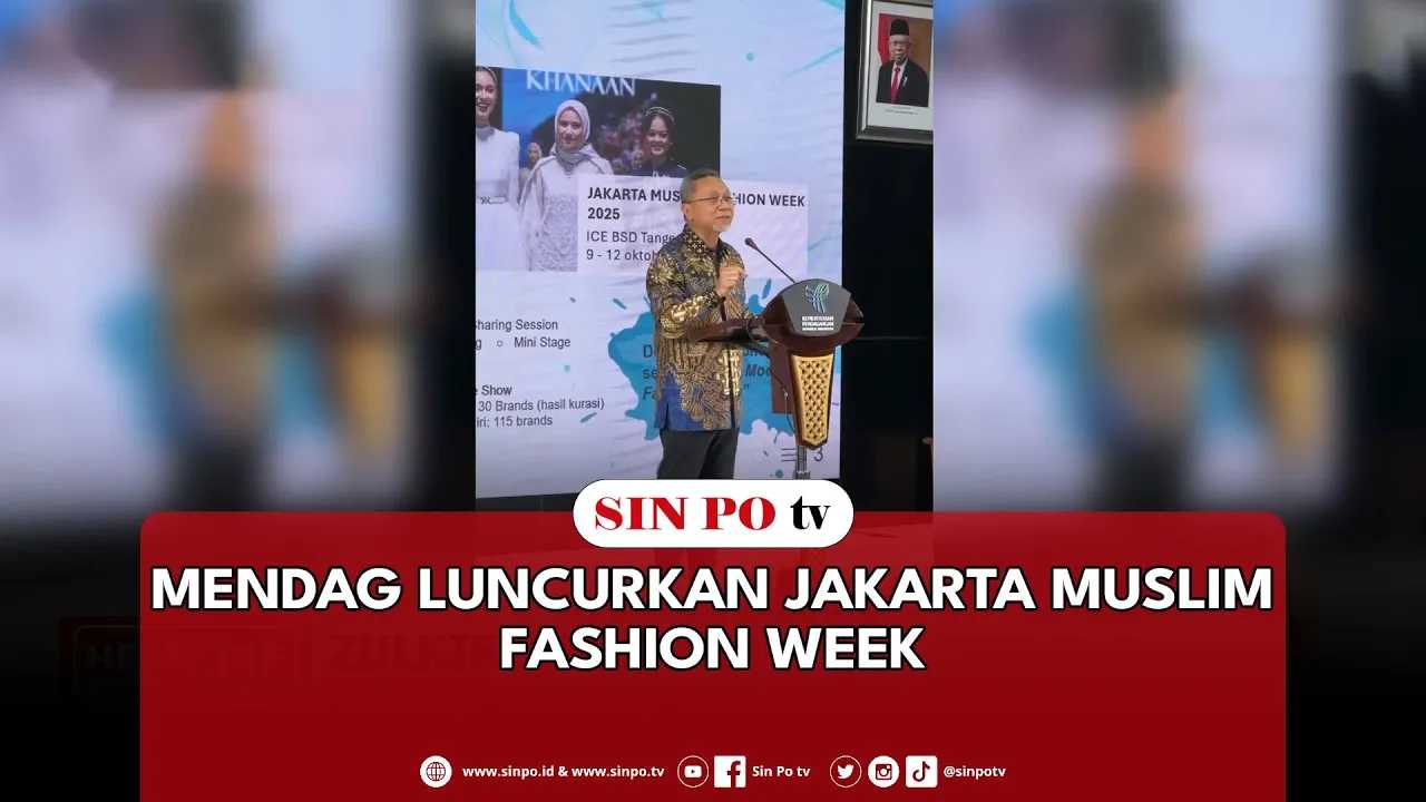 Mendag Luncurkan Jakarta Muslim Fashion Week