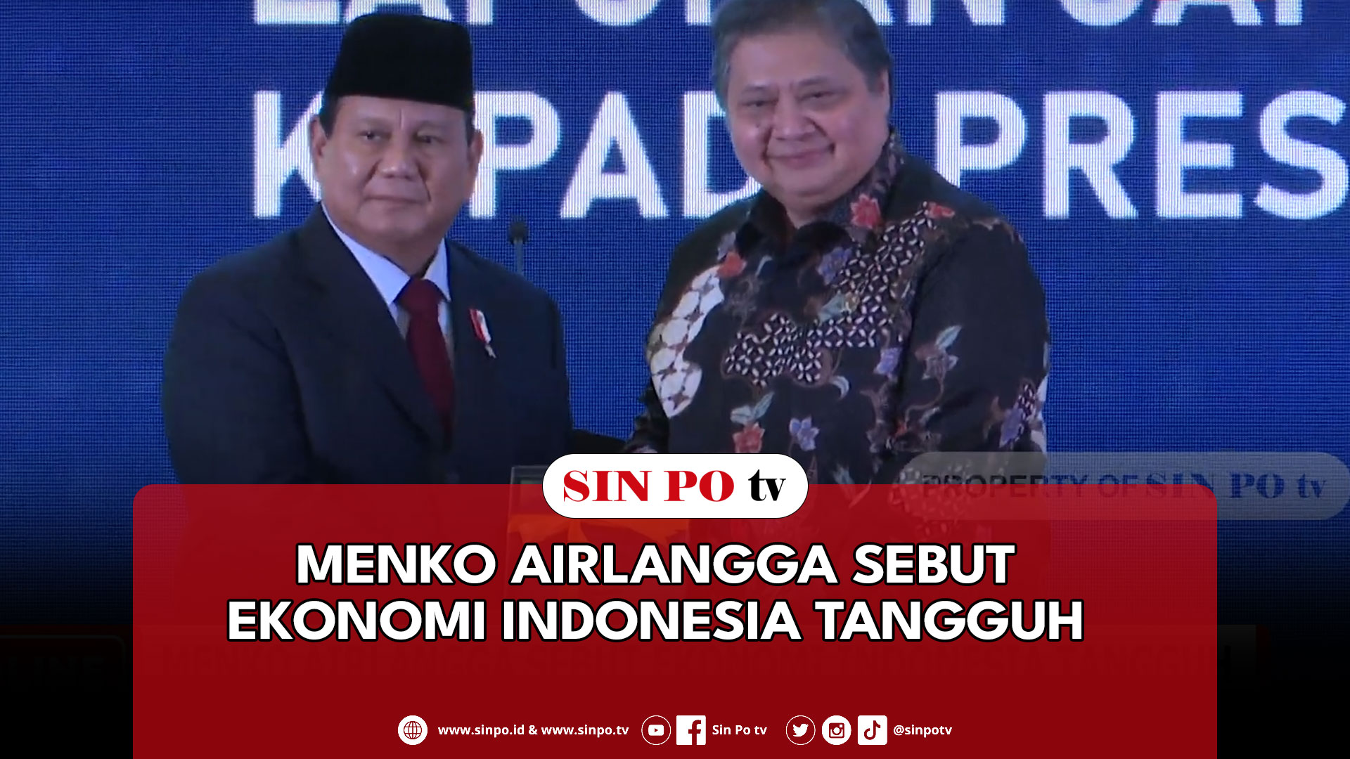 Menko Airlangga Sebut Ekonomi Indonesia Tangguh