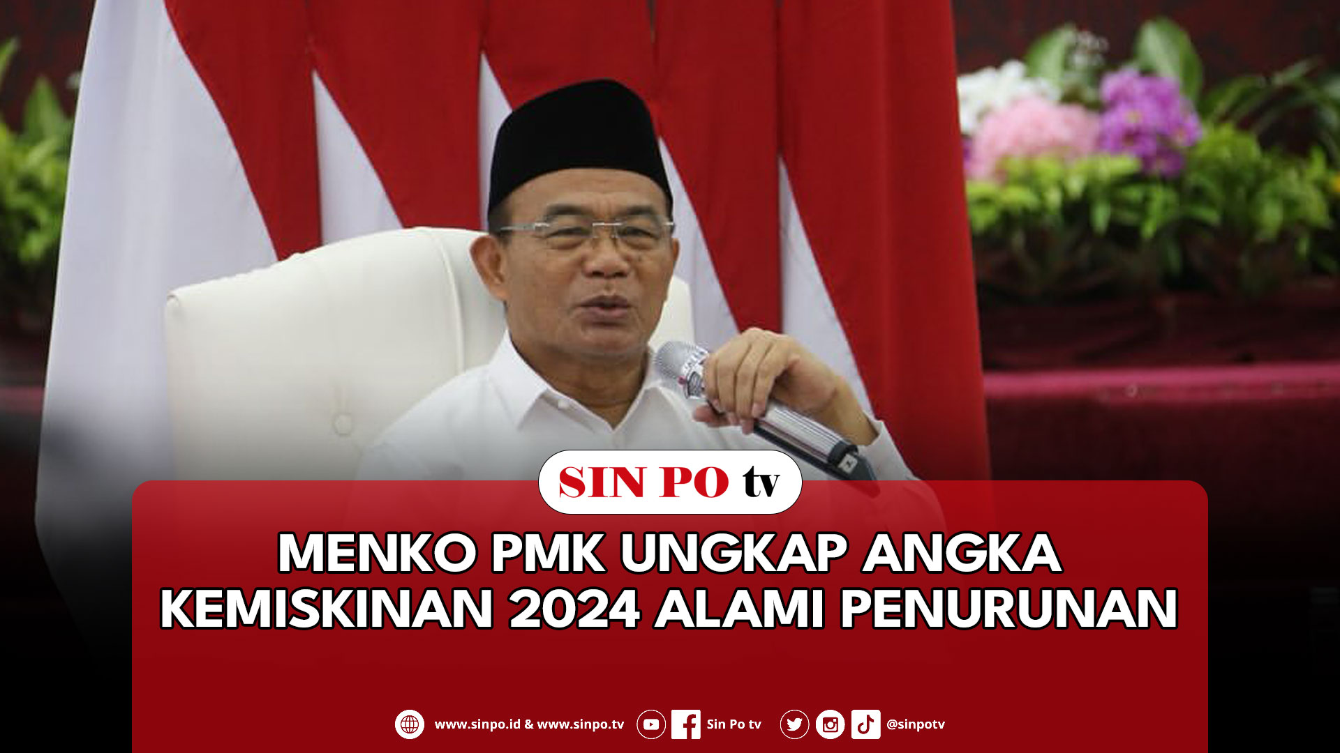 Menko PMK Ungkap Angka Kemiskinan 2024 Alami Penurunan