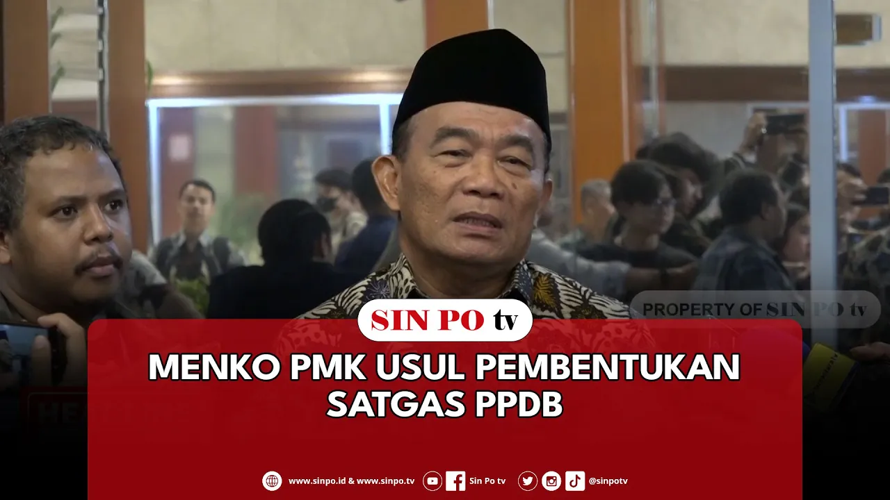 Menko PMK Usul Pembentukan Satgas PPDB