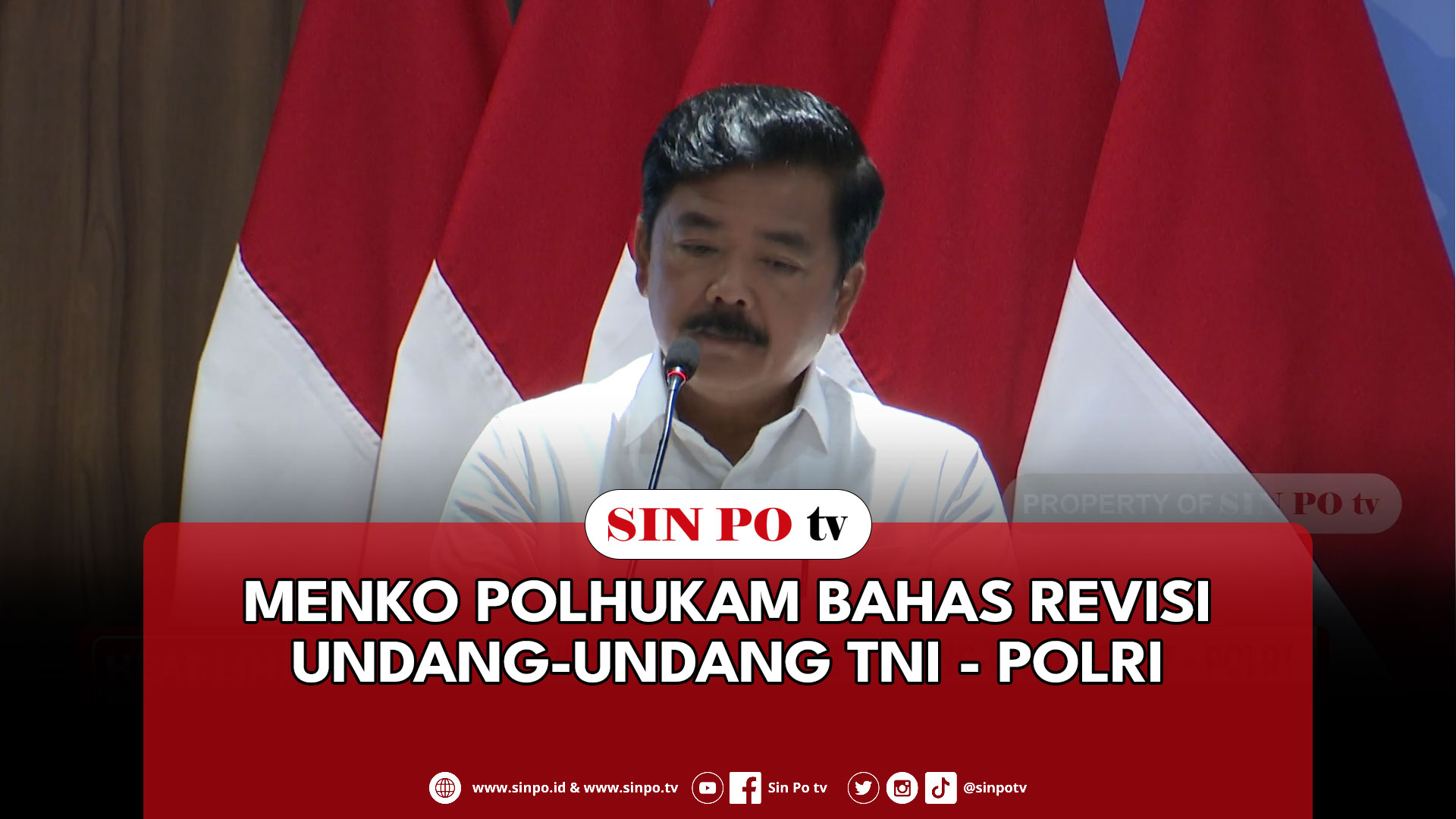 Menko Polhukam Bahas Revisi Undang-Undang TNI - POLRI