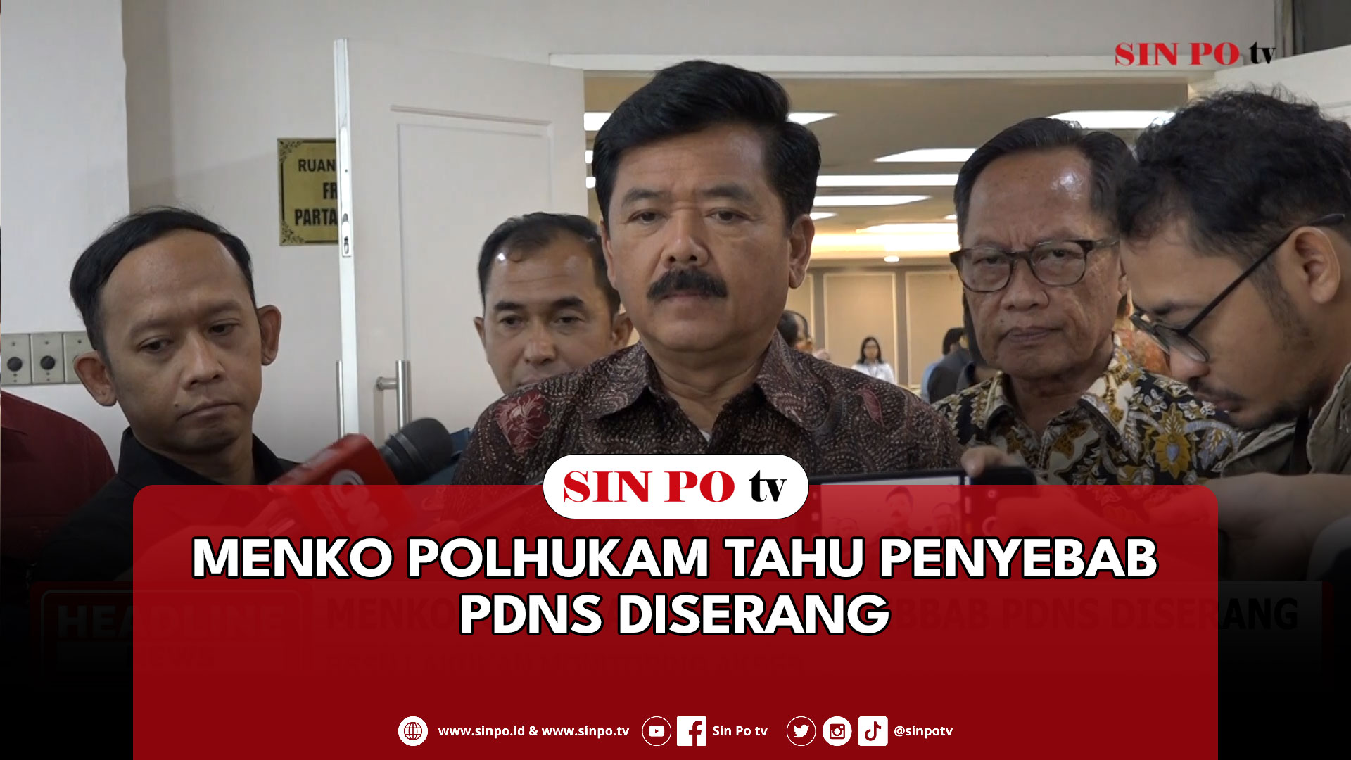 Menko Polhukam Tahu Penyebab PDNS Diserang