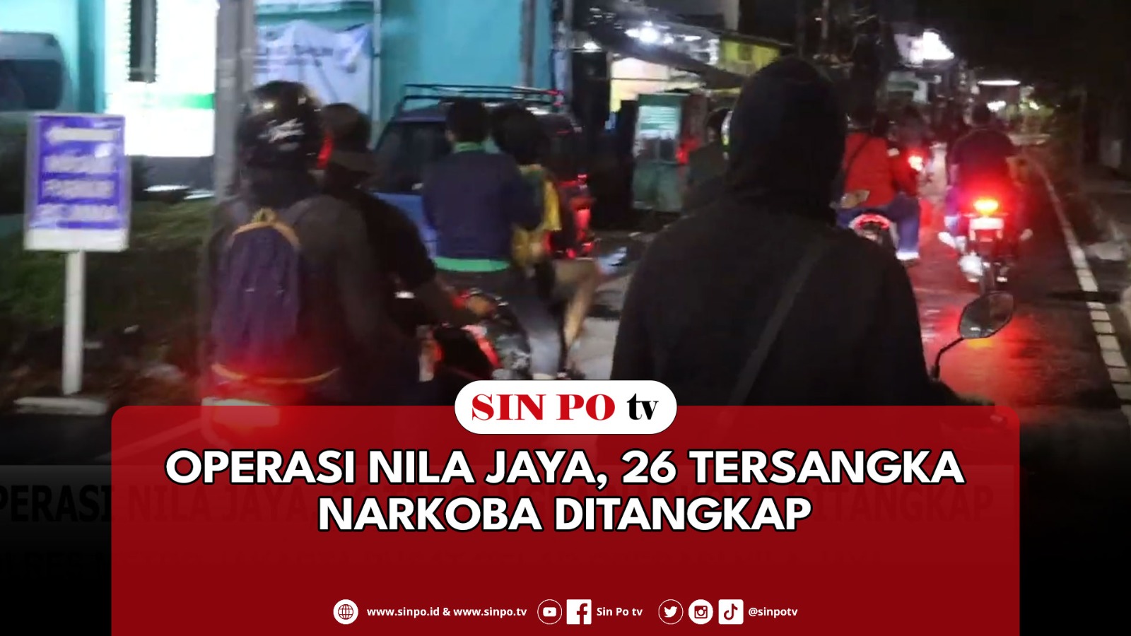 Operasi Nila Jaya, 26 Tersangka Narkoba Ditangkap