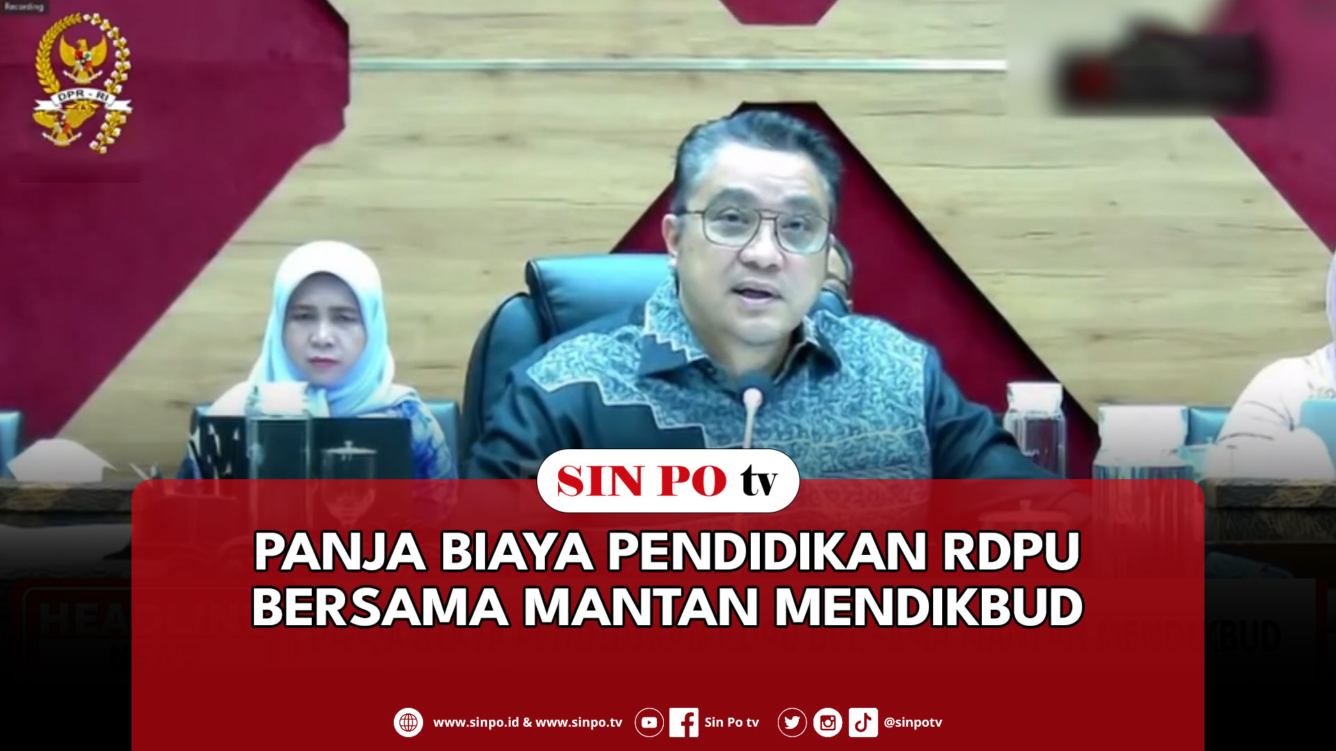 Panja Biaya Pendidikan RDPU Bersama Mantan Mendikbud