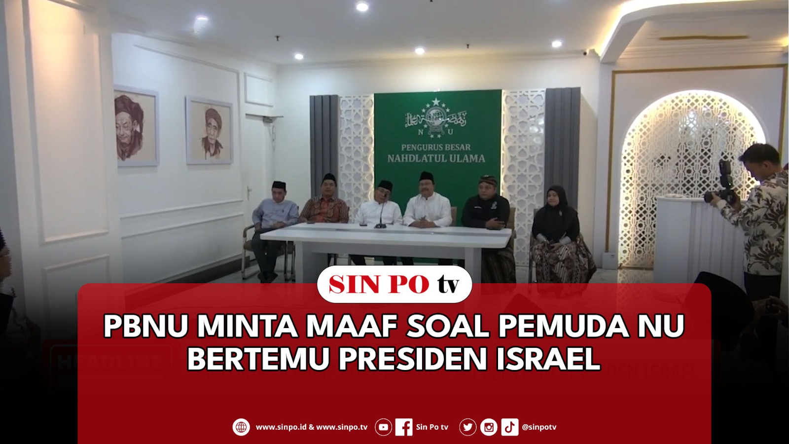 PBNU Minta Maaf Soal Pemuda NU Bertemu Presiden Israel