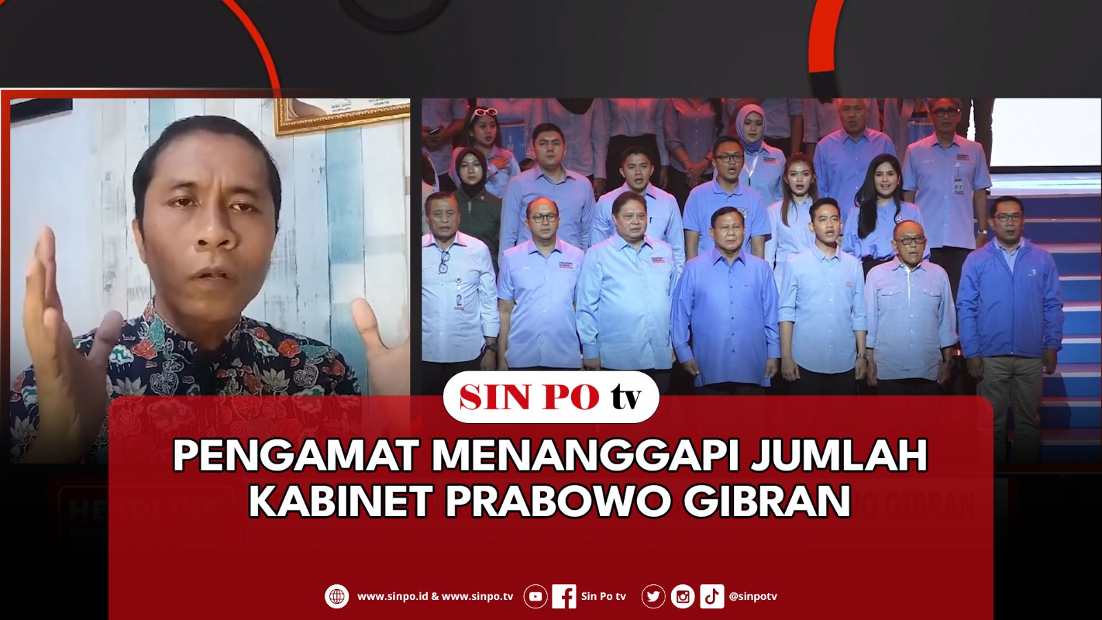 Pengamat Menanggapi Jumlah Kabinet Prabowo Gibran