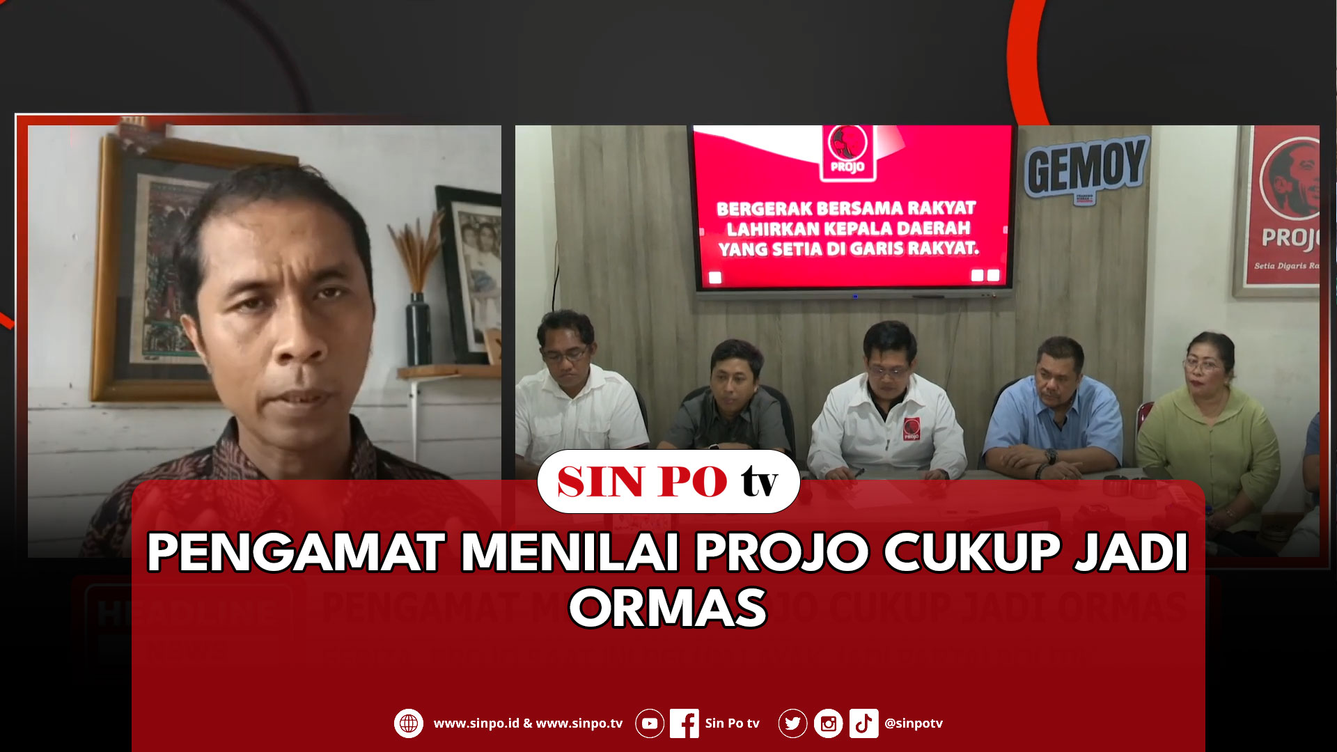 Pengamat Menilai Projo Cukup Jadi Ormas
