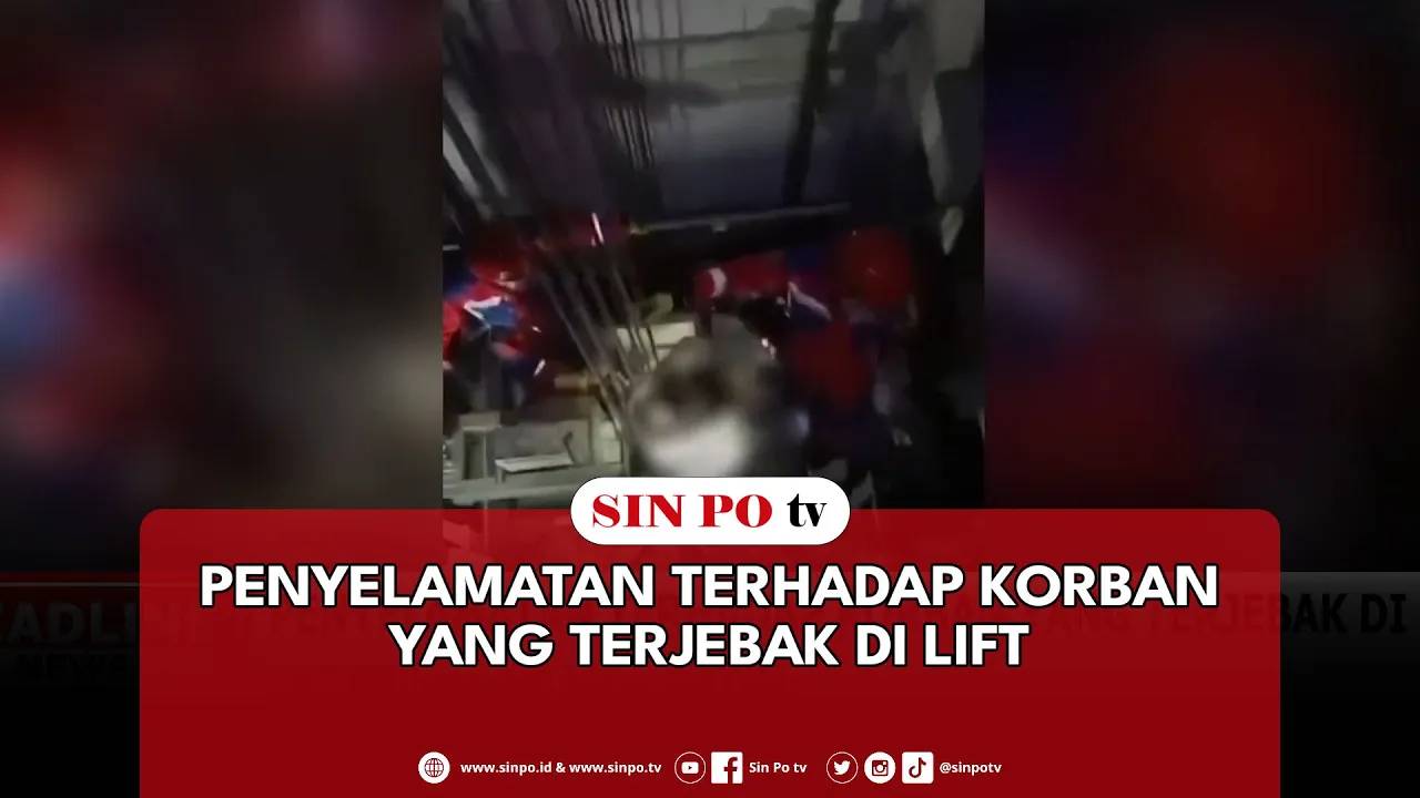 Penyelamatan Terhadap Korban Yang Terjebak Di Lift