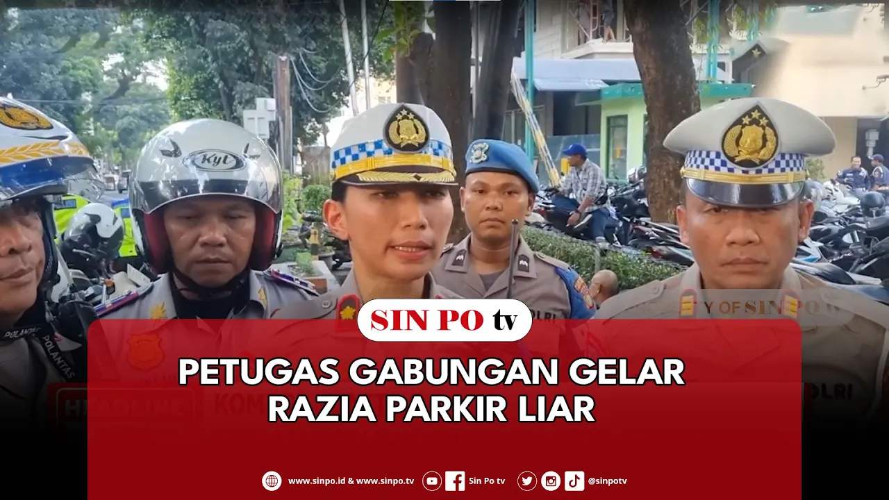 Petugas Gabungan Gelar Razia Parkir Liar