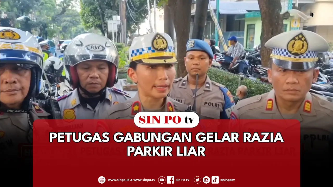 Petugas Gabungan Gelar Razia Parkir Liar