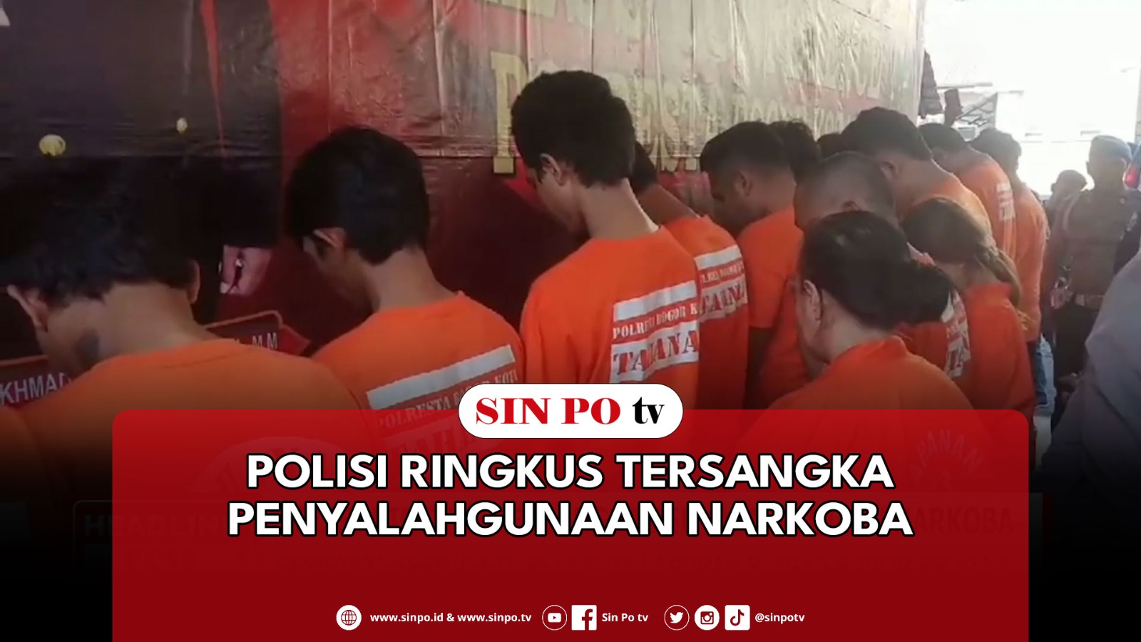 Polisi Ringkus Tersangka Penyalahgunaan Narkoba