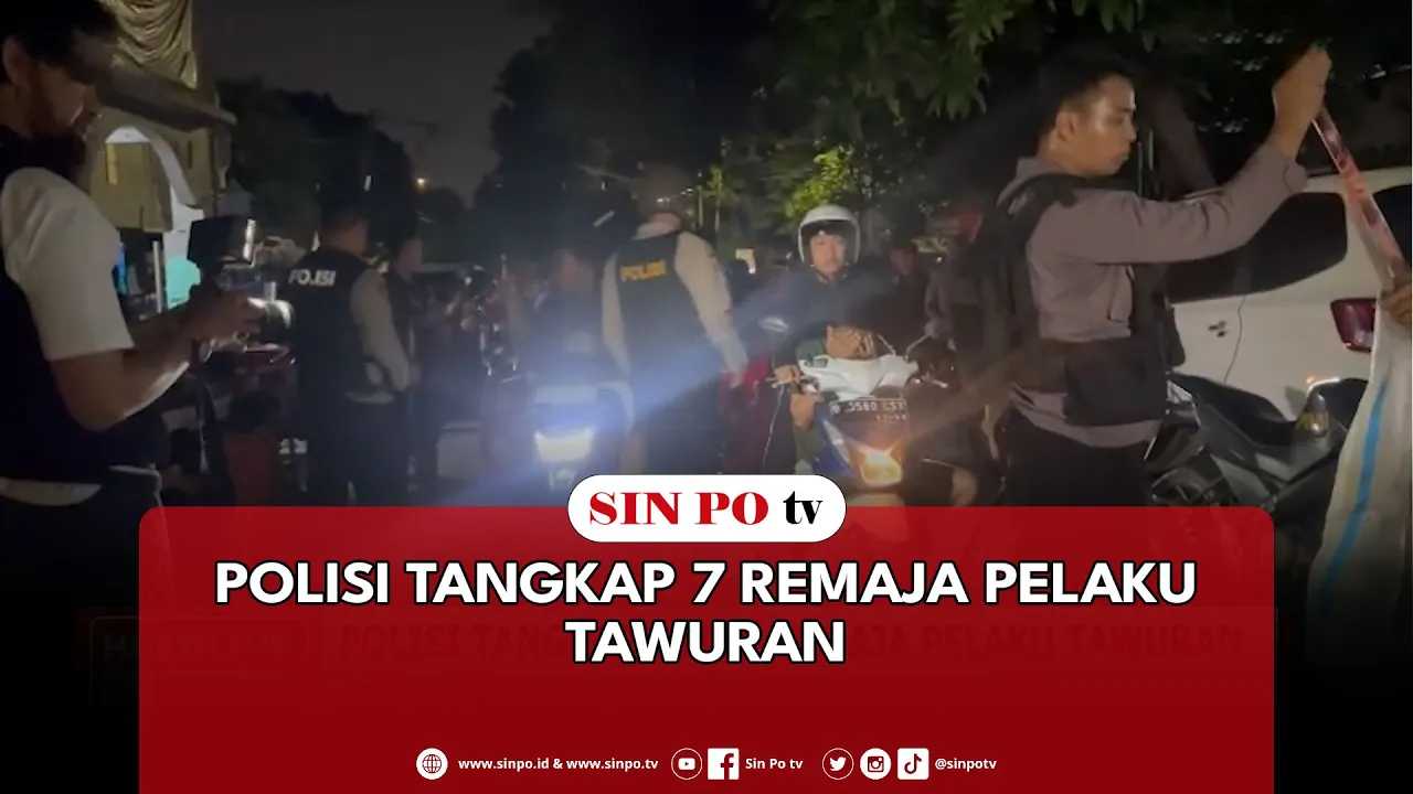 Polisi Tangkap 7 Remaja Pelaku Tawuran