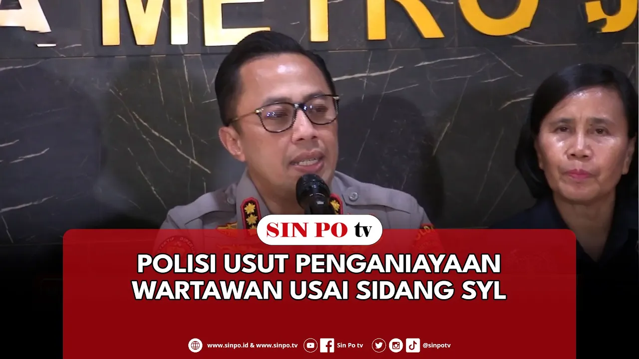 Polisi Usut Penganiayaan Wartawan Usai Sidang SYL