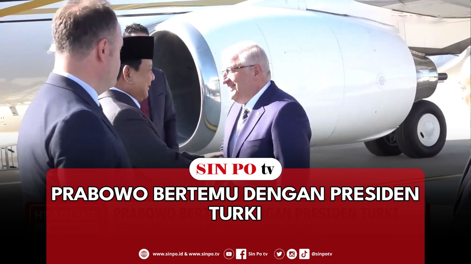 Prabowo Bertemu Dengan Presiden Turki