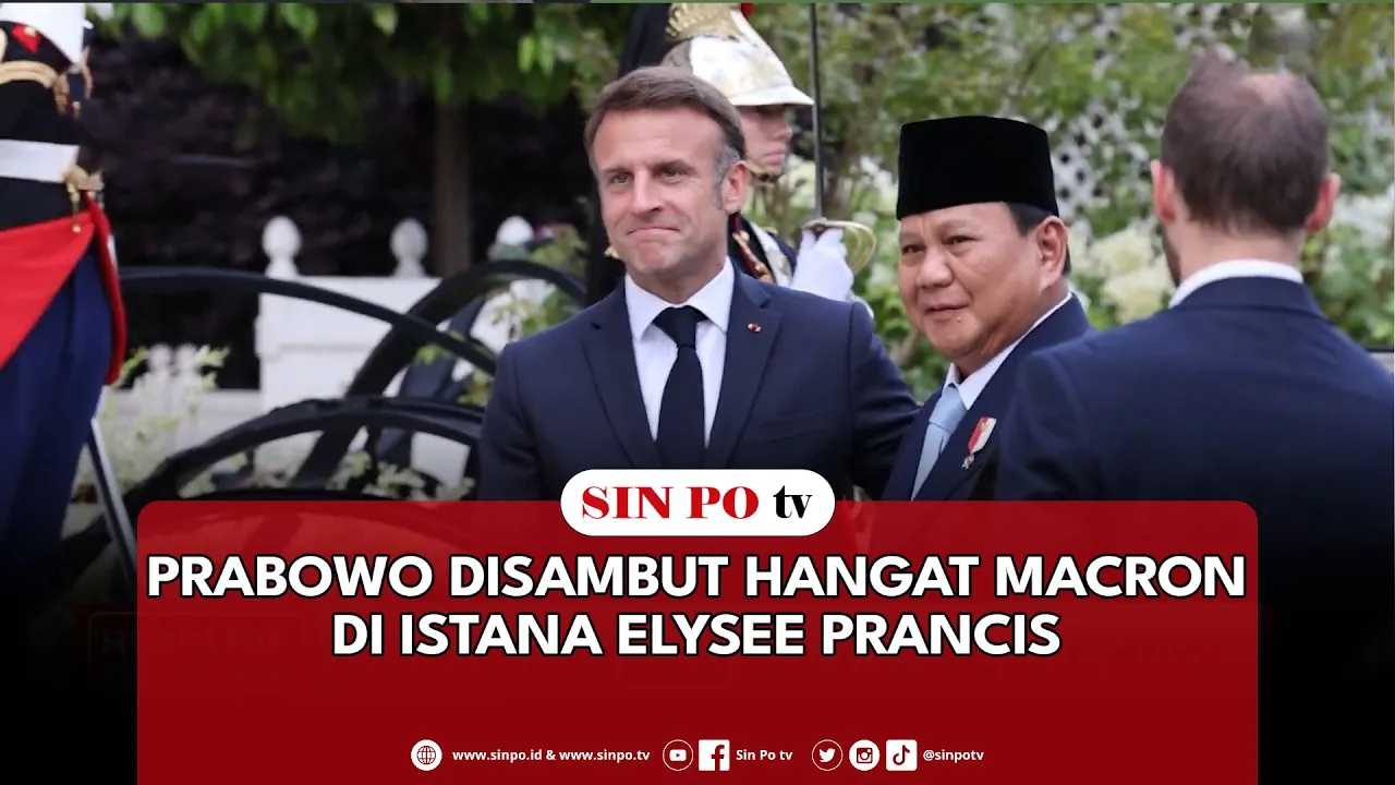 Prabowo Disambut Hangat Macron Di Istana Elysee Prancis