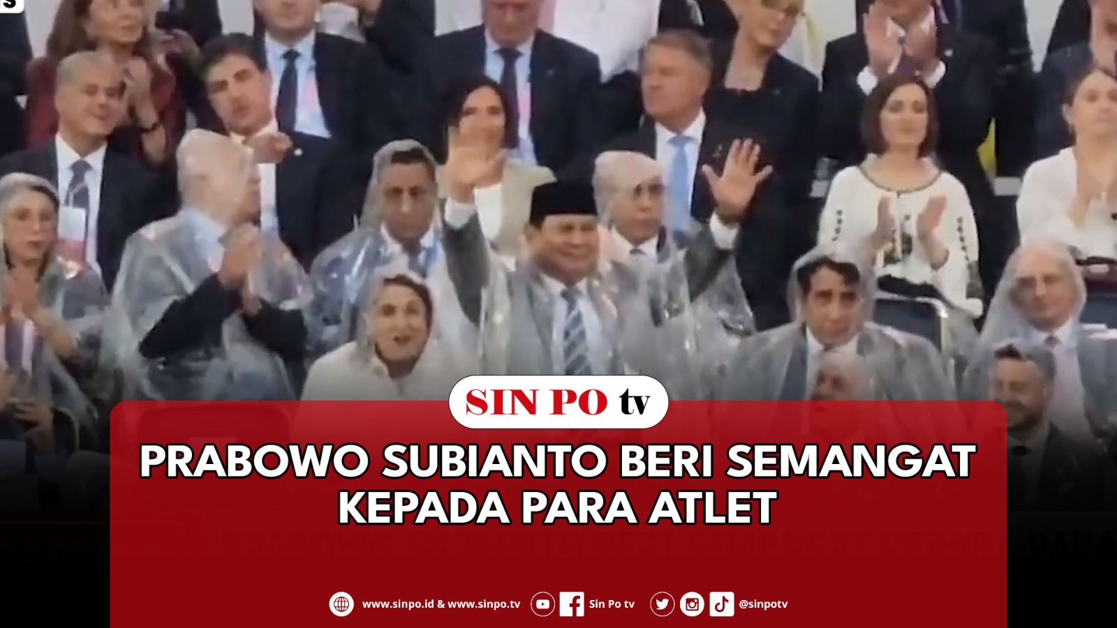 Prabowo Subianto Beri Semangat Kepada Para Atlet