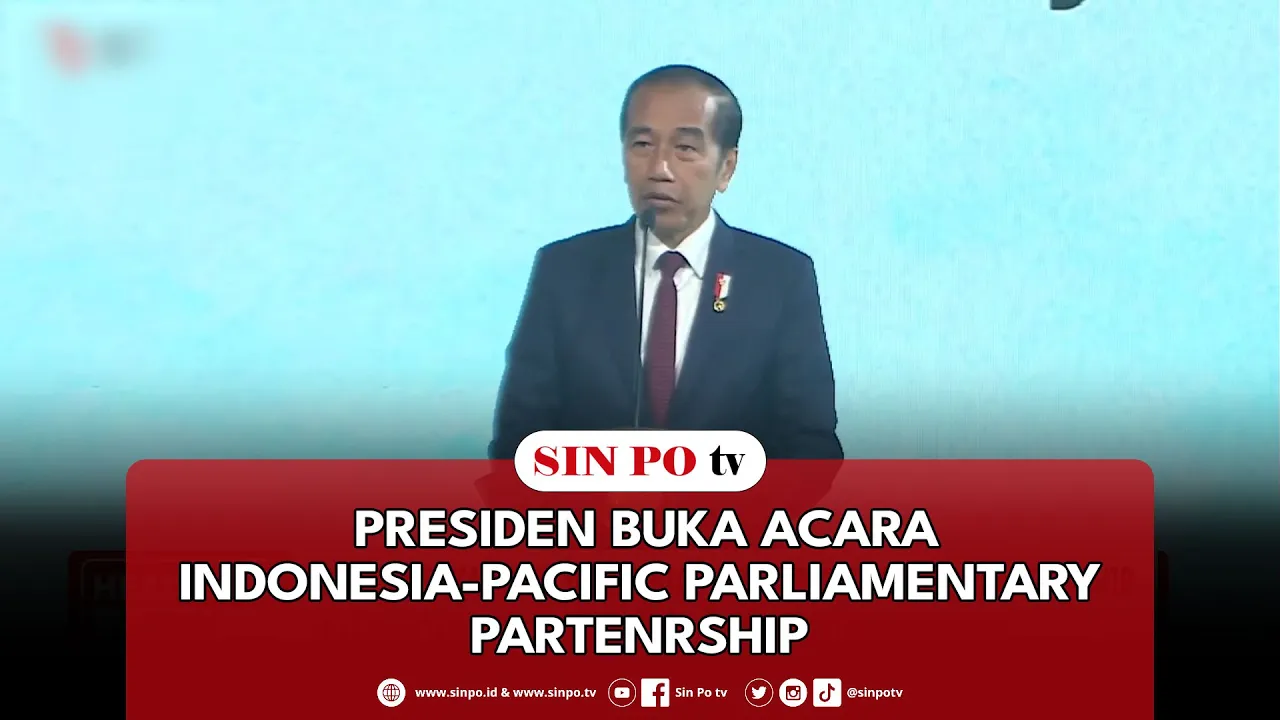 Presiden Buka Acara Indonesia Pacific Parliamentary Partenrship