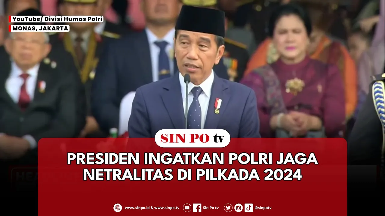 Presiden Ingatkan Polri Jaga Netralitas Di Pilkada 2024