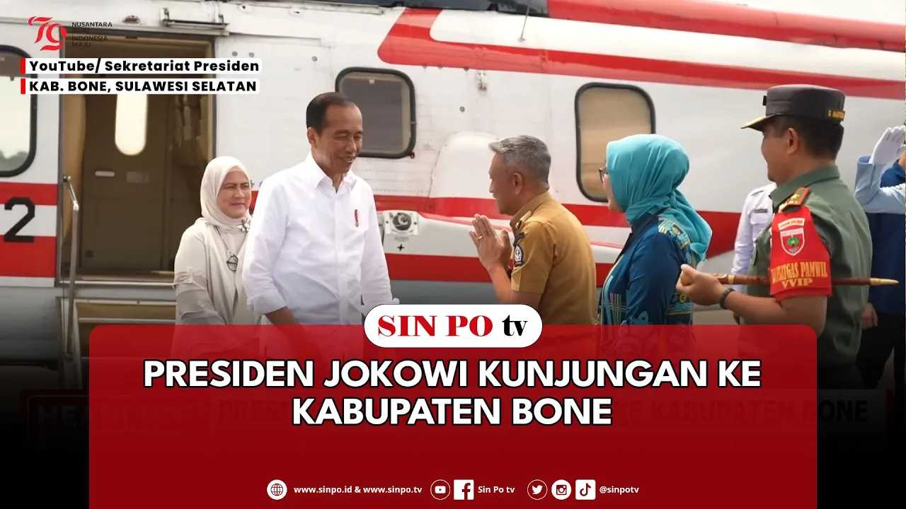 Presiden Jokowi Kunjungan Ke Kabupaten Bone