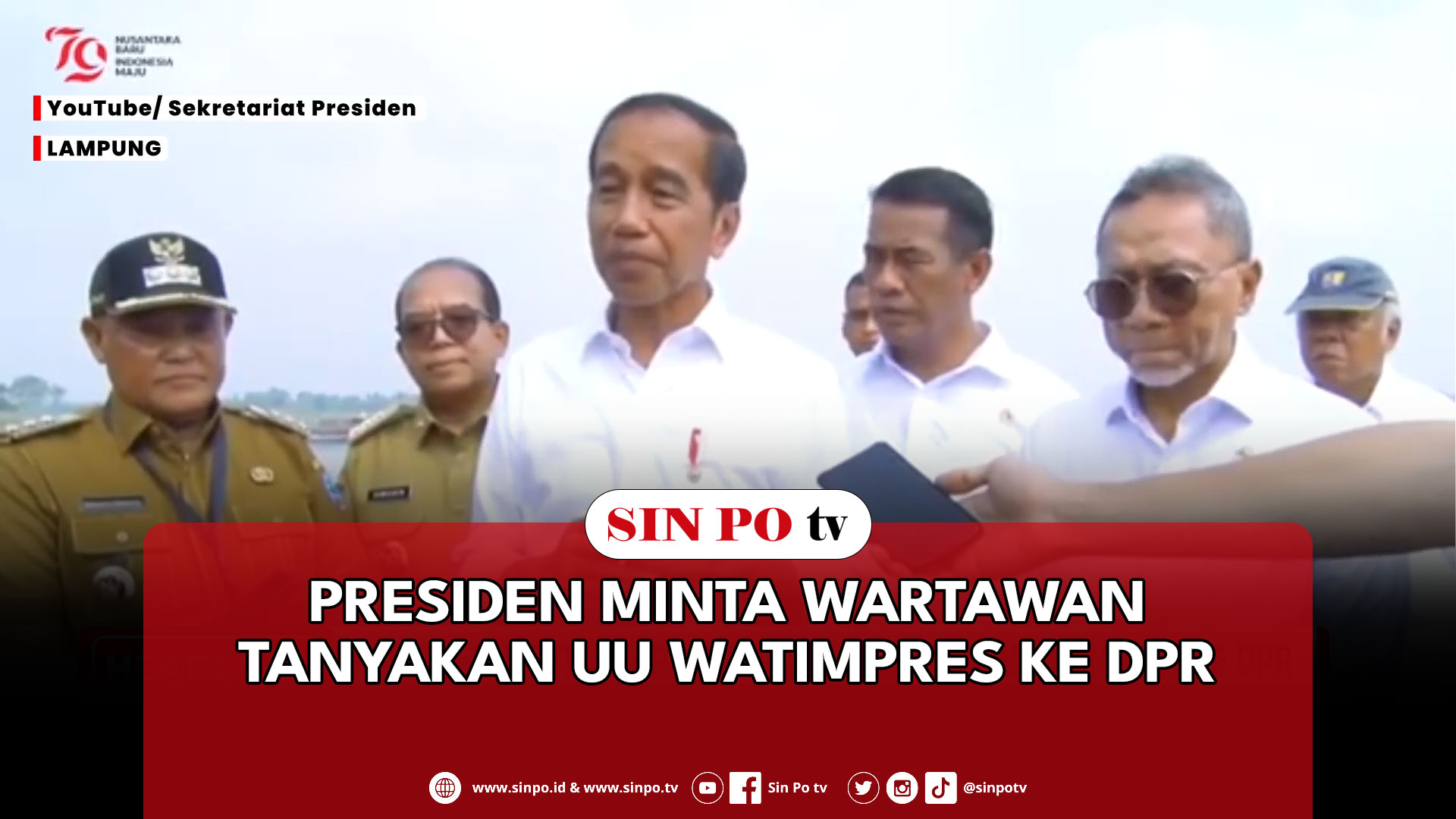 Presiden Minta Wartawan Tanyakan UU Watimpres Ke DPR