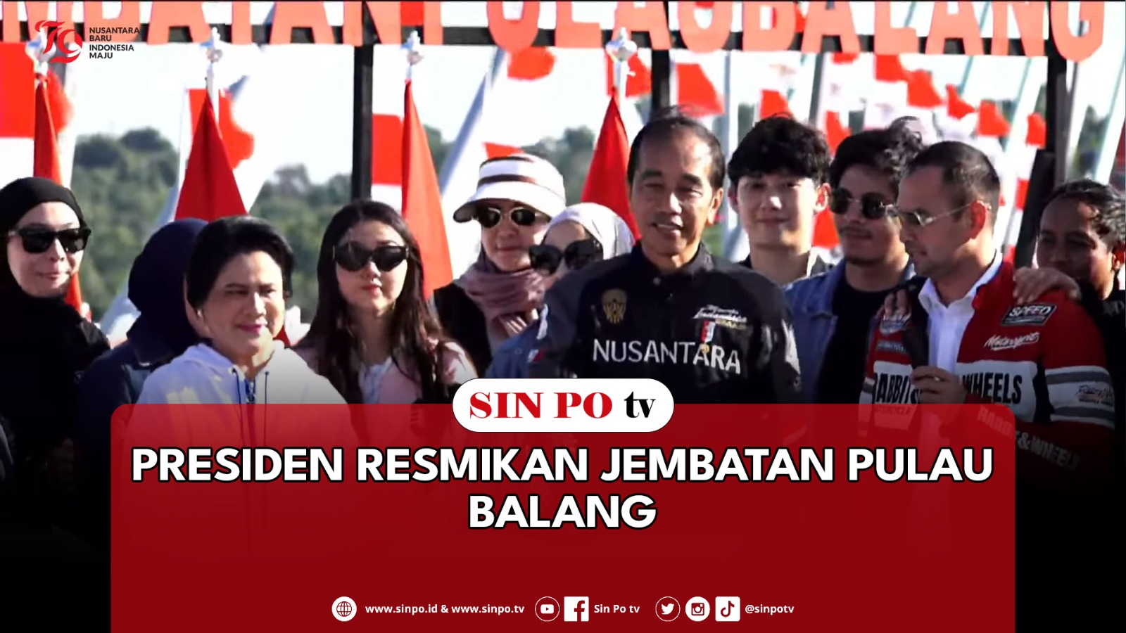 Presiden Resmikan Jembatan Pulau Balang