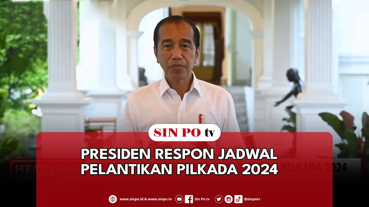 Presiden Respon Jadwal Pelantikan Pilkada 2024