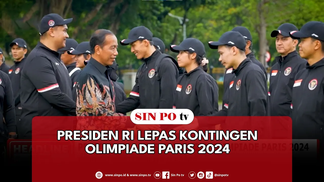 Presiden RI Lepas Kontingen Olimpiade Paris 2024
