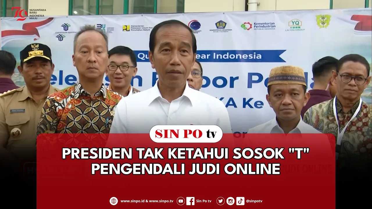 Presiden Tak Ketahui Sosok "T" Pengendali Judi Online